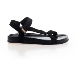 Copenhagen Shoes Flade Sandaler^PEACE AND MORE - BLACK Peaceand more sandal black