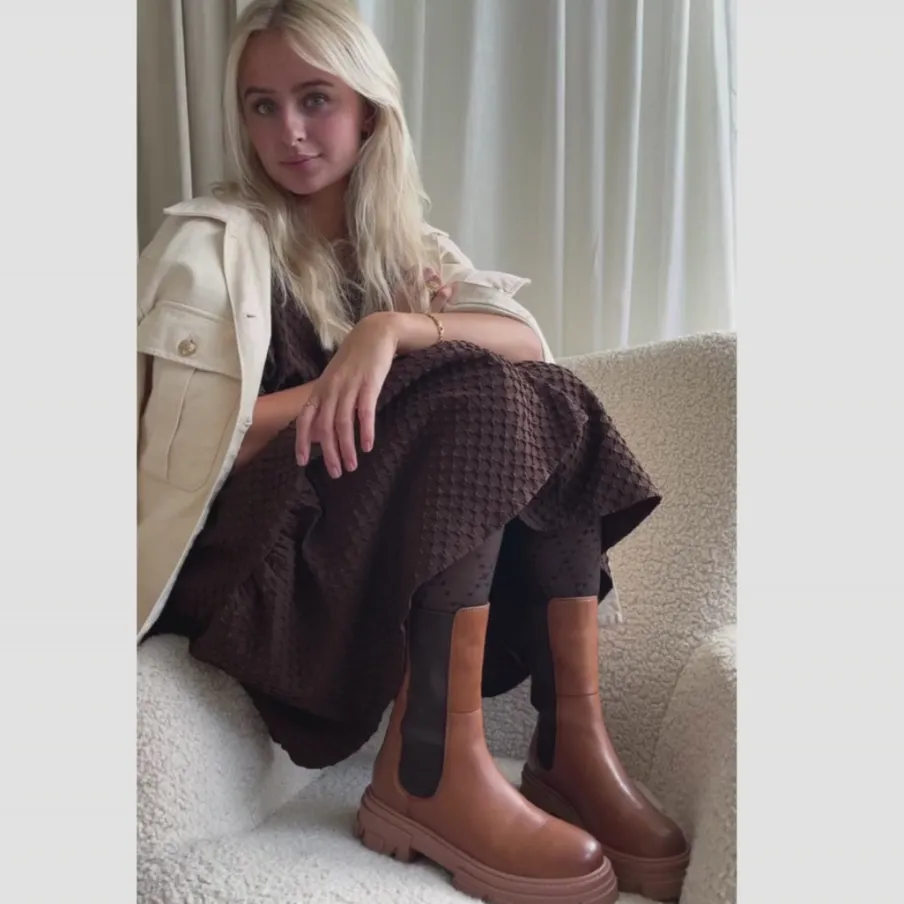 Copenhagen Shoes Chelsea Boots|Ankelstøvler^PENNY GIRL - Light Brown Pennygirl boot light brown