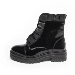 Copenhagen Shoes Ankelstøvler^PRETTY ALL PATENT Copenhagenshoes By Josefine Valentin - Black Patent Prettyall patent copenhagenshoes by josefine valentin boot black patent