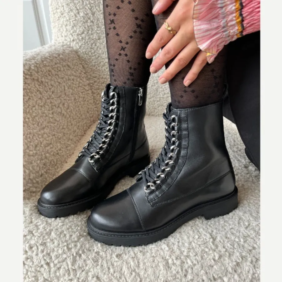 Copenhagen Shoes Ankelstøvler^ROCK 22 - BLACK Rock22 boot black