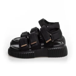 Copenhagen Shoes Flade Sandaler^ROCK ME BLACK - BLACK Rockme black sandal black