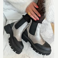Copenhagen Shoes Chelsea Boots|Ankelstøvler^SALLY GIRL 23 LOW - SILVER Sallygirl 23 low boot silver