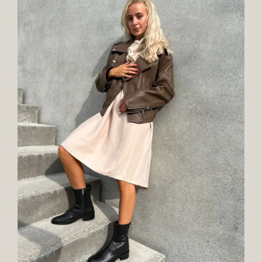 Copenhagen Shoes Ankelstøvler^SHE Crocco - Black Shecrocco boot black