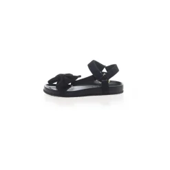 Copenhagen Shoes Flade Sandaler^SKY AND DIAMONDS 23 SUEDE - BLACK Skyand diamonds 23 suede sandal black