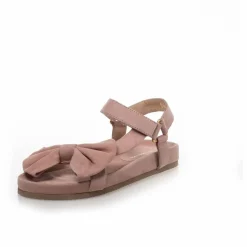 Copenhagen Shoes Flade Sandaler^SKY AND DIAMONDS 23 SUEDE - PAPAYA Skyand diamonds 23 suede sandal papaya