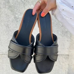 Copenhagen Shoes Flade Sandaler^SMILE AND DANCE - Black