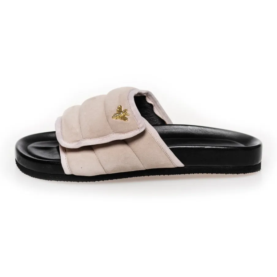 Copenhagen Shoes Flade Sandaler^STORIES SUEDE - Biscuit