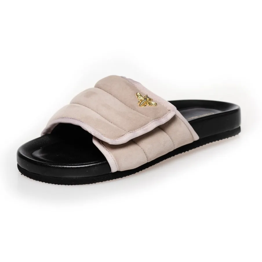 Copenhagen Shoes Flade Sandaler^STORIES SUEDE - Biscuit