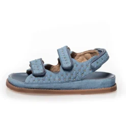 Copenhagen Shoes Flade Sandaler^STUDS ON JEANS - Jeans Blue Studson jeans sandal jeans blue