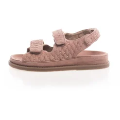 Copenhagen Shoes Flade Sandaler^STUDS ON SUEDE - PAPAYA Studson suede sandal papaya