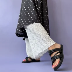 Copenhagen Shoes Flade Sandaler^SUMMER FIELDS - BLACK Summerfields sandal black