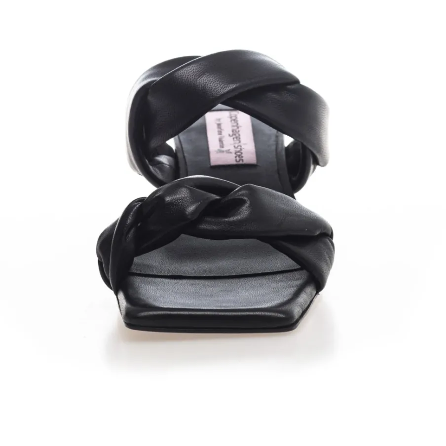 Copenhagen Shoes Sandaler Med Hæl^SUNSHINE - Black Leather Sunshinesandal black leather