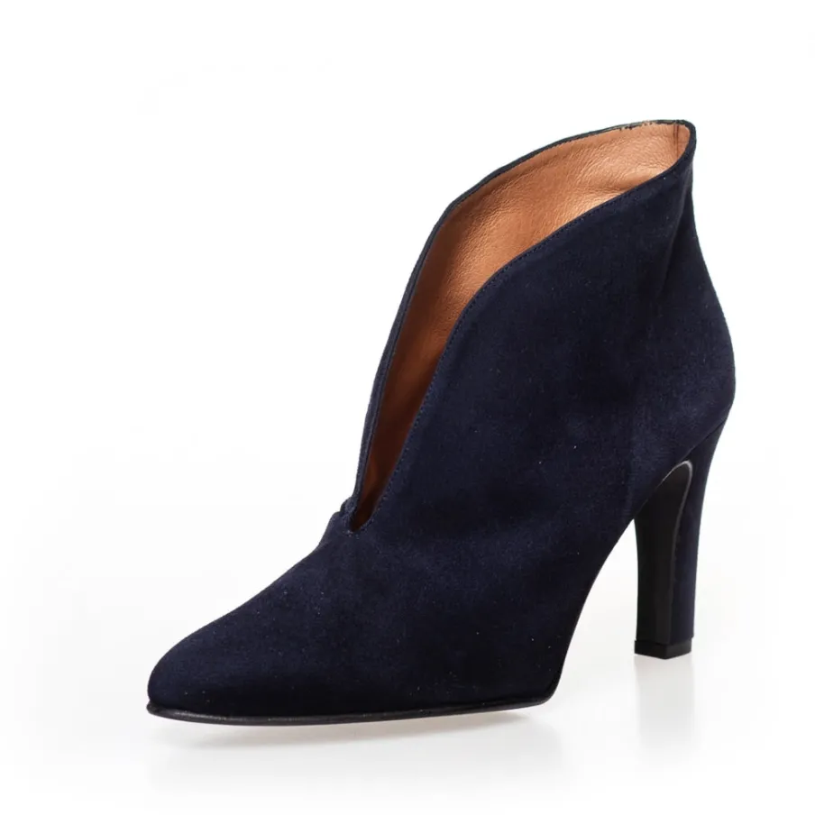 Copenhagen Shoes Støvler Med Hæl|Ankelstøvler^SUS - DARK BLUE (OCEAN) Susheels dark blue ocean