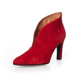 Copenhagen Shoes Støvler Med Hæl|Ankelstøvler^SUS - RED (BERRY) Susheels red berry