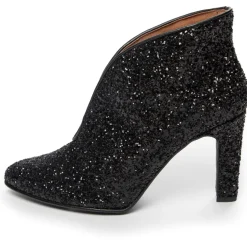 Copenhagen Shoes Stiletter|Støvler Med Hæl^SUS GLITTER - BLACK GLITTER Susglitter heels black glitter