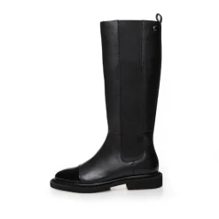 Copenhagen Shoes Lange Støvler^THE ART BOOT PATENT/TOE - Black