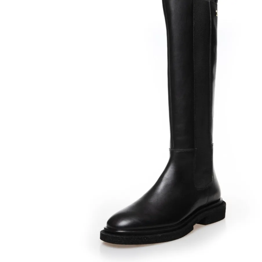 Copenhagen Shoes Lange Støvler^THE ART BOOT PLAIN - Black