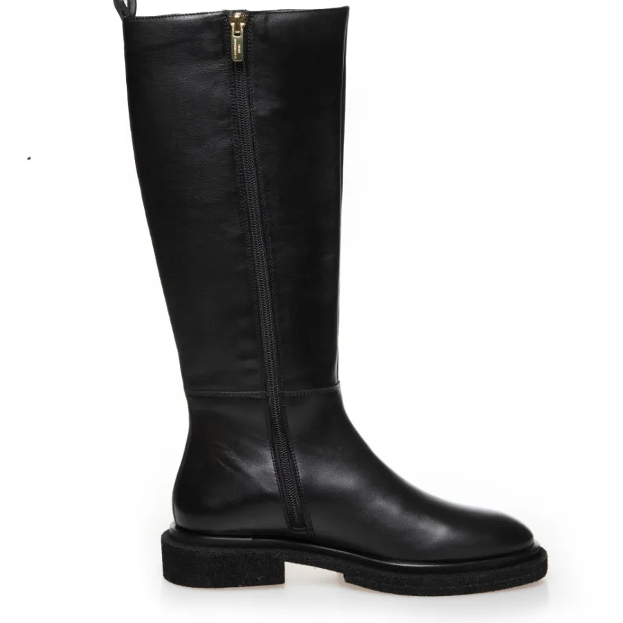 Copenhagen Shoes Lange Støvler^THE ART BOOT PLAIN - Black