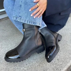 Copenhagen Shoes Chelsea Boots|Ankelstøvler^THE FAIRYTALE AND ME - BLACK/SILVER Thefairytale and me stoevler black silver