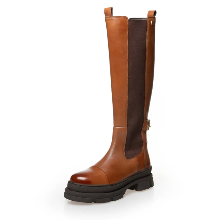 Copenhagen Shoes Lange Støvler^THE FOLLOW BOOT - Cognac
