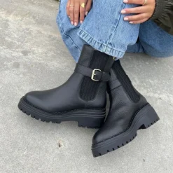 Copenhagen Shoes Ankelstøvler^THE LOOK BOOT - BLACK Thelook boot stoevler black