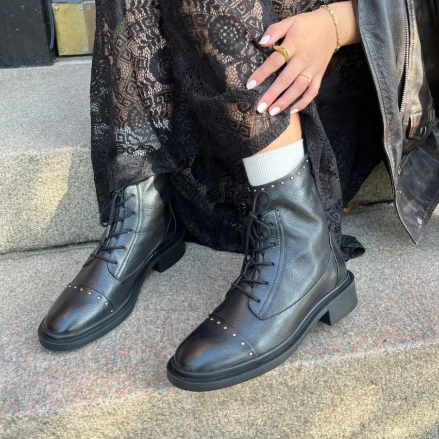Copenhagen Shoes Ankelstøvler^THE MOMENT - BLACK Themoment stoevler black