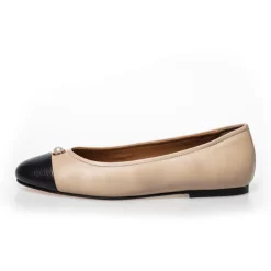 Copenhagen Shoes Ballerinasko^THE PEARL BALLERINA - BLACK / NUDE Black nude