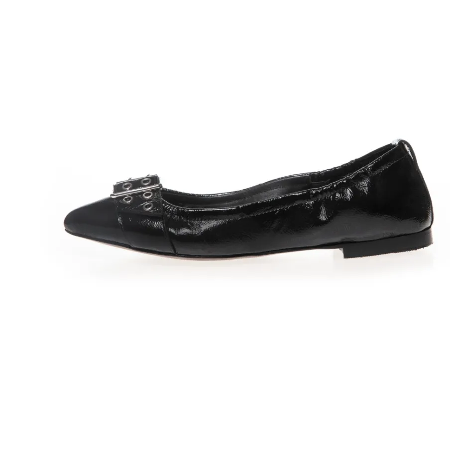 Copenhagen Shoes Ballerinasko^THE REASON WHY / BLK. PATENT - Black patent