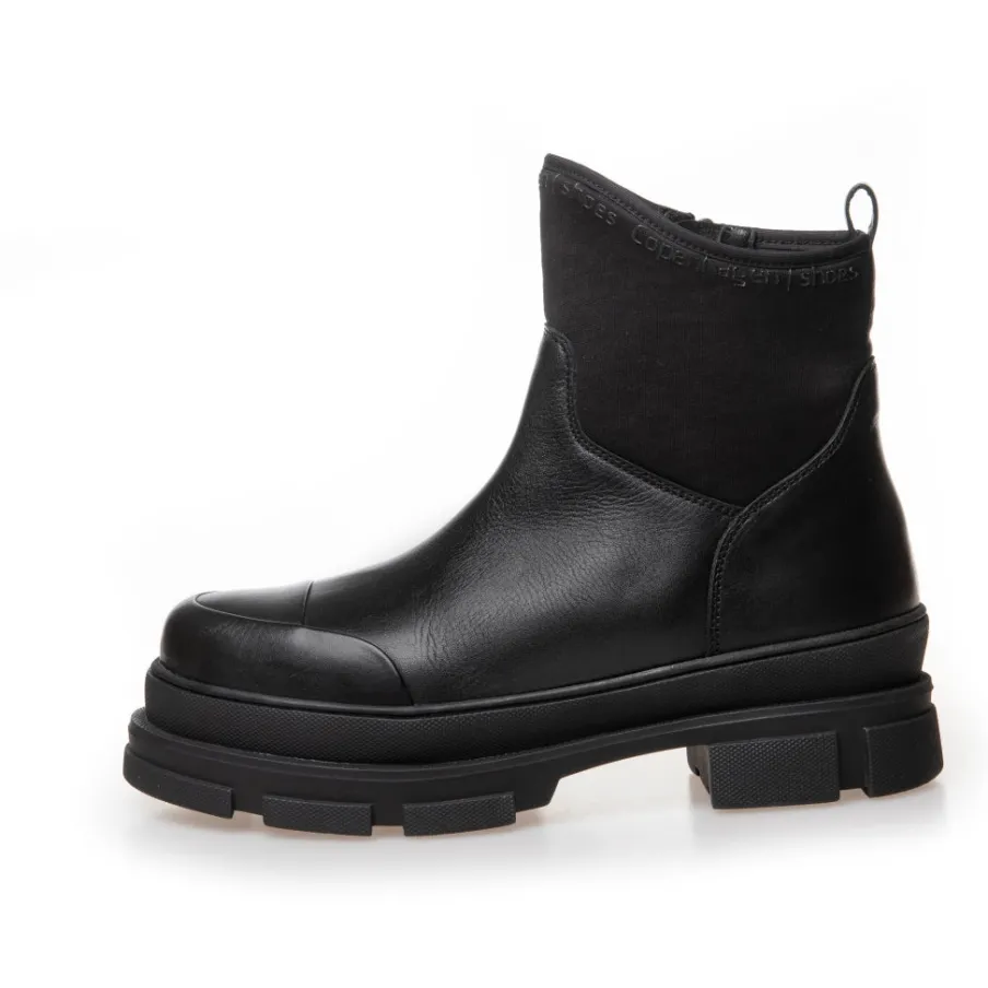 Copenhagen Shoes Ankelstøvler^THE WINTER BOOT BLACK - BLACK Thewinter boot black stoevler black