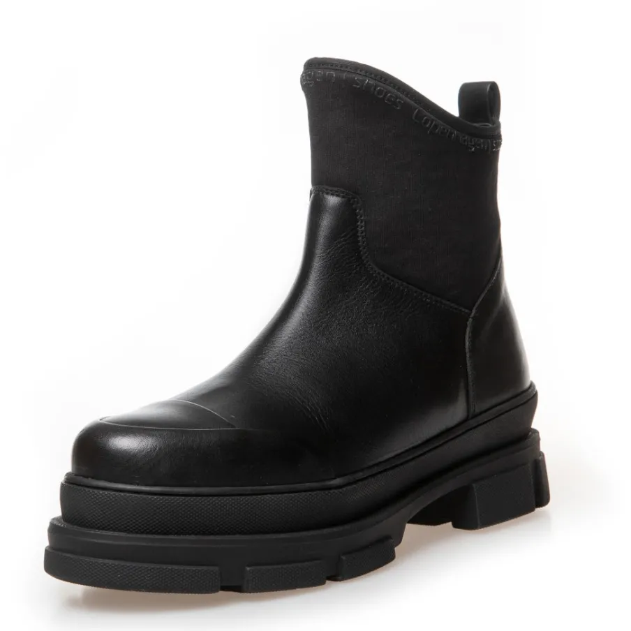 Copenhagen Shoes Ankelstøvler^THE WINTER BOOT BLACK - BLACK Thewinter boot black stoevler black