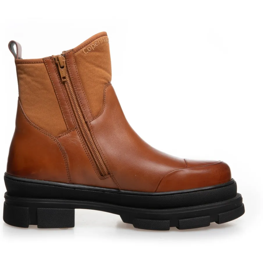 Copenhagen Shoes Ankelstøvler^THE WINTER BOOT COGNAC - COGNAC Thewinter boot cognac stoevler cognac