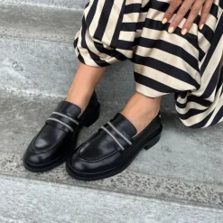 Copenhagen Shoes Loafers^THE ZIP - Black