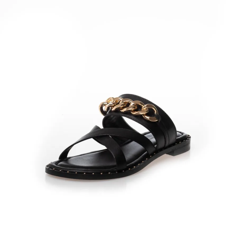 Copenhagen Shoes Flade Sandaler^WHEN I FLY - Black