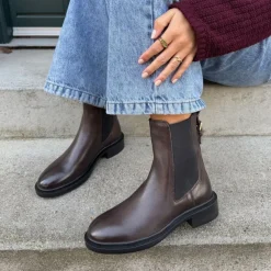 Copenhagen Shoes Chelsea Boots|Ankelstøvler^WHEN WE FEEL IT - DK BROWN Whenwe feel it stoevler dk brown
