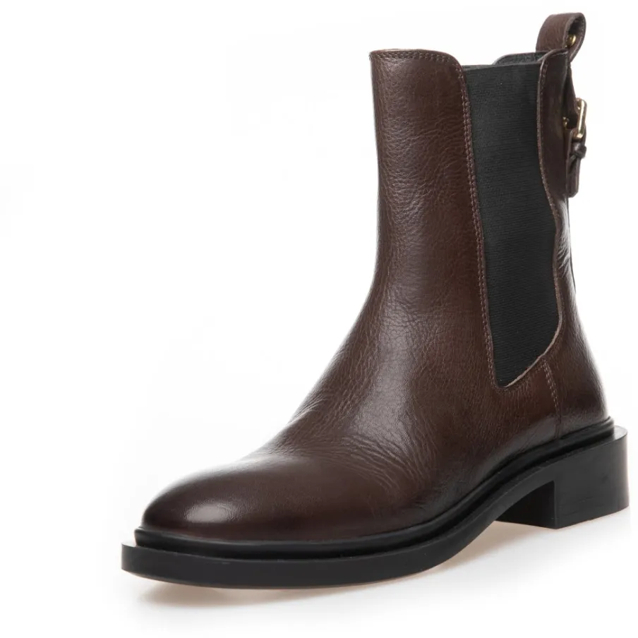 Copenhagen Shoes Chelsea Boots|Ankelstøvler^WHEN WE FEEL IT - DK BROWN Whenwe feel it stoevler dk brown