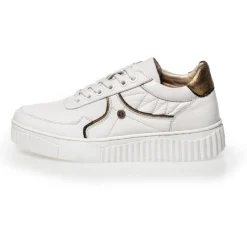 Copenhagen Shoes Sneakers^WILL YOU RUN - WHITE/GOLD White gold