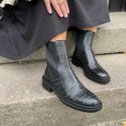 Copenhagen Shoes Ankelstøvler^WOMEN SUPPORT WOMEN - BLACK Womensupport women stoevler black