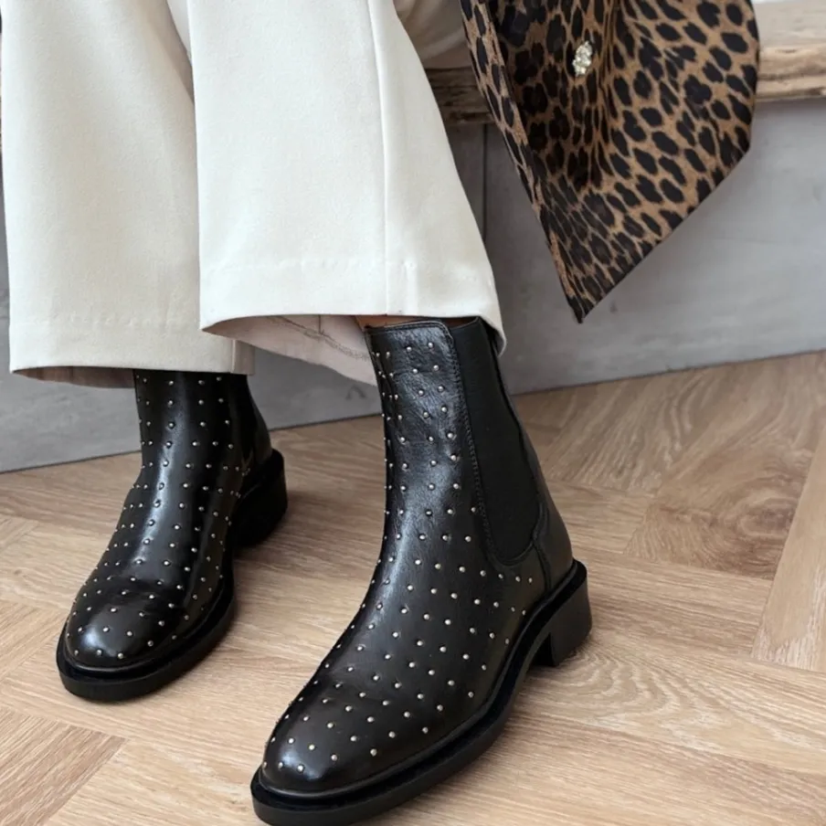 Copenhagen Shoes Ankelstøvler^WOMEN SUPPORT WOMEN - BLACK Womensupport women stoevler black