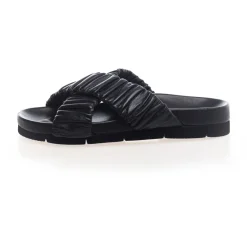 Copenhagen Shoes Flade Sandaler^WRINKLES LEATHER - Black
